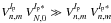 Mathematical equation: \hbox{$V_{n,m}^{l_{\rm p}} \: V_{N,0}^{l_{\rm p}*} \gg V_{n,m}^{l_{\rm p}} \: V_{n,m}^{l_{\rm p}*} \:$}