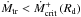 Mathematical equation: \hbox{$\Mtr< \Mcrp \left(\Rd\right)$}