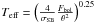 Mathematical equation: \hbox{$T_{\rm eff} = \left (\frac{4}{\sigma_{\rm SB}} \frac{F_{\rm bol}}{\theta^2} \right)^{0.25}$}