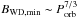 Mathematical equation: \hbox{$B_{\rm WD, min} \sim P_{\rm orb}^{7/3}$}