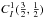 Mathematical equation: \hbox{$C^{1}_I(\frac{3}{2}, \frac{1}{2}) $}