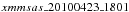Mathematical equation: \hbox{$xmmsas\_ 20100423\_ 1801$}