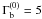 Mathematical equation: \hbox{$\Gamma_{\rm b}^{\rm (0)}=5$}