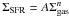 \hbox{$\Sigma_{\rm SFR} = A\Sigma_{\rm gas}^n$}