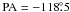 \hbox{$\rm{PA}=-118\fdg5$}