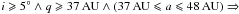 \hbox{$i\geqslant5^{\circ} \wedge q\geqslant 37 \,{\rm AU} \wedge (37 \,{\rm AU} \leqslant a \leqslant 48 \,{\rm AU} ) \Rightarrow$}