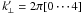 \hbox{$k'_{\perp}=2 \pi [0\cdots4 ] $}