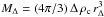 \hbox{$ M_{\Delta}= (4 \pi/3) \, \Delta\, \rho_\mathrm{c} \, r_{\Delta}^3$}