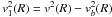 Mathematical equation: \hbox{$v_1^2(R) = v^2(R)-v_b^2(R)$}
