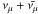 Mathematical equation: \hbox{$\nu_{\mu} + \bar{\nu_{\mu}}$}