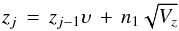 \appendix \setcounter{section}{1} \begin{equation} z_j \,=\, z_{j-1}\upsilon \,+\, n_1\sqrt{V_z} \label{eqn:OUupdates2} \end{equation}