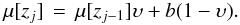 \appendix \setcounter{section}{1} \begin{equation} \label{eqn:OUprior_mean_mod} \mu[z_j] \,=\, \mu[z_{j-1}]\upsilon + b(1-\upsilon) . \end{equation}