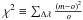 \hbox{$\chi^2\equiv\sum_{\Delta\lambda}\frac{(m-o)^2}{o}$}
