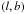 \hbox{$\left( l,b \right)$}