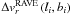 \hbox{$\Delta v_{r}^{\text{RAVE}}\left( {{l}_{i}},{{b}_{i}} \right)$}