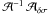 \hbox{$\mathcal{A}^{-1} \, \mathcal{A}_{\delta \sigma}$}