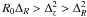 \hbox{$R_{0}\Delta_{R}>\Delta^{2}_{z}>\Delta^{2}_{R}$}