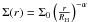 \hbox{$\Sigma(r)=\Sigma_0 \left(\frac{r}{R_{\rm H}}\right)^{-\alpha}$}