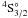Mathematical equation: \hbox{$\rm ^4S^\circ_{3/2}$}