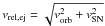 \hbox{$v_{\rm rel,ej}=\sqrt{v^2_{\rm orb}+v^2_{\rm SN}}$}