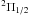 Mathematical equation: \hbox{$^2\Pi_{1/2}$}