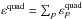 \hbox{$\varepsilon^{\rm quad} = \sum_p \varepsilon^{\rm quad}_p$}