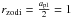 Mathematical equation: \hbox{$r_{\rm zodi}=\frac{a_{\rm pl}}{2}=1$}