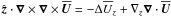 Mathematical equation: \hbox{$\zzz\cdot\nab\times\nab\times\meanUU=-\Delta\meanU_z +\nabla_z\nab\cdot\meanUU$}