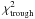 Mathematical equation: \hbox{$\chi^2_{\rm trough}$}