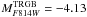 Mathematical equation: \hbox{$M_{F814W}^{\rm TRGB}=-4.13$}