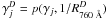 Mathematical equation: \hbox{$\gamma_{j}^D=p(\gamma_j, 1/R_{760 ~\AA}^D)$}