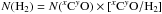 Mathematical equation: \hbox{$N({\rm H_2})=N({\rm ^{\it x}C^{\it y}O})\times [{\rm ^{\it x}C^{\it y}O/H_2}]$}