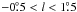 Mathematical equation: \hbox{$-0\fdg5<l<1\fdg5$}