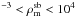 Mathematical equation: \hbox{$^{-3} < \rho_{\rm m}^{\rm sb} < 10^4$}