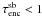 Mathematical equation: \hbox{$\tau^{\rm sb}_{\rm enc} < 1$}