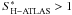 Mathematical equation: \hbox{$S^*_{\rm {\tiny H-ATLAS}}>1$}