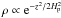 Mathematical equation: \hbox{$\rho \propto {\rm e}^{-z^2/2H_{\rm p}^2}$}
