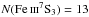 Mathematical equation: \hbox{$N(\feiii ^7{\rm S}_3)=13$}