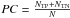Mathematical equation: \hbox{$PC=\frac{N_{\rm TP}+N_{\rm TN}}{N}$}