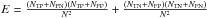 Mathematical equation: \hbox{$E=\frac{(N_{\rm TP}+N_{\rm FN})(N_{\rm TP}+N_{\rm FP})}{N^2}+\frac{(N_{\rm TN}+N_{\rm FP})(N_{\rm TN}+N_{\rm FN})}{N^2}$}