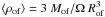 Mathematical equation: \hbox{$\langle \rho_{\rm of} \rangle = 3~M_{\rm of}/\Omega~R^3_{\rm of}$}