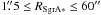 Mathematical equation: \hbox{$1\farcs5 \leq R_{\mathrm{Sgr A*}} \leq 60\arcsec$}