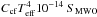 Mathematical equation: \hbox{$C_{\rm{cf}} T_{\rm{eff}}^{4} 10^{-14} ~S_{\rm{MWO}}$}