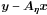 Mathematical equation: \hbox{$\yb - \Ab_\etab \xb$}