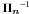 Mathematical equation: \hbox{$\Pib_\nb^{-1}$}