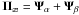 Mathematical equation: \hbox{$\Pib_\xb=\Psib_\alpha+ \Psib_\beta$}