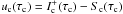 Mathematical equation: \hbox{$\uclam(\tauc) = I_{\rm c}^+(\tauc) - S_{\rm c}(\tauc)$}