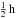 Mathematical equation: \hbox{$\frac{1}{2} \, \rm h$}