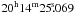 Mathematical equation: \hbox{$20^{\rm h}14^{\rm m}25\fs069$}