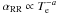 Mathematical equation: \hbox{$\alpha_{\rm RR} \propto T_\mathrm{e}^{-a}$}